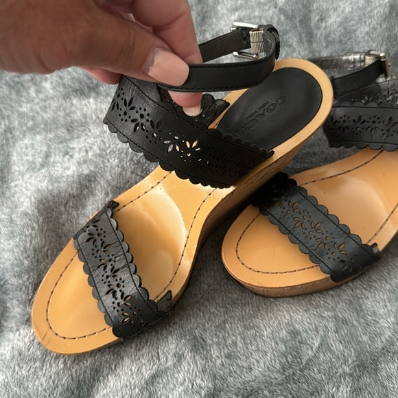 Coach black sandals size 9 NEW - Picture 3 of 6